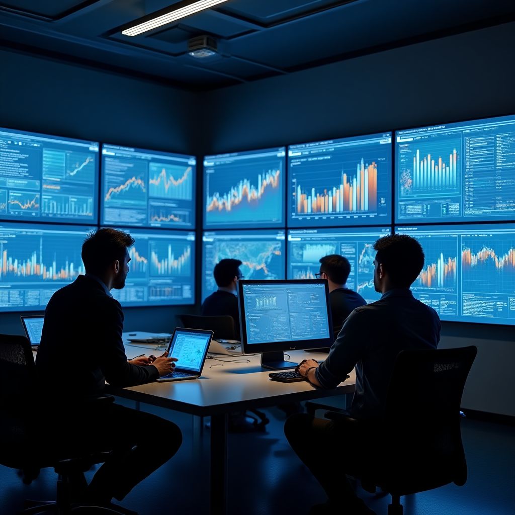 Centro de análise de dados da empresa